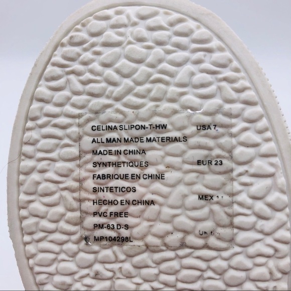 SAM EDELMAN-GIRLS CELINA RAINBOW SLIP-ONS SIZE 7 - Picture 10 of 12